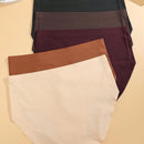 Finetoo set de 5 calzoncillos de mujer de unicolor, comodos y sin costuras
