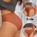Finetoo set de 5 calzoncillos de mujer de unicolor, comodos y sin costuras
