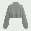 ROMWE Grunge Punk Sueter De Patron De Estrella De Cuello Alto