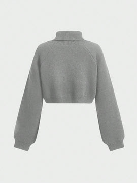 ROMWE Grunge Punk Sueter De Patron De Estrella De Cuello Alto