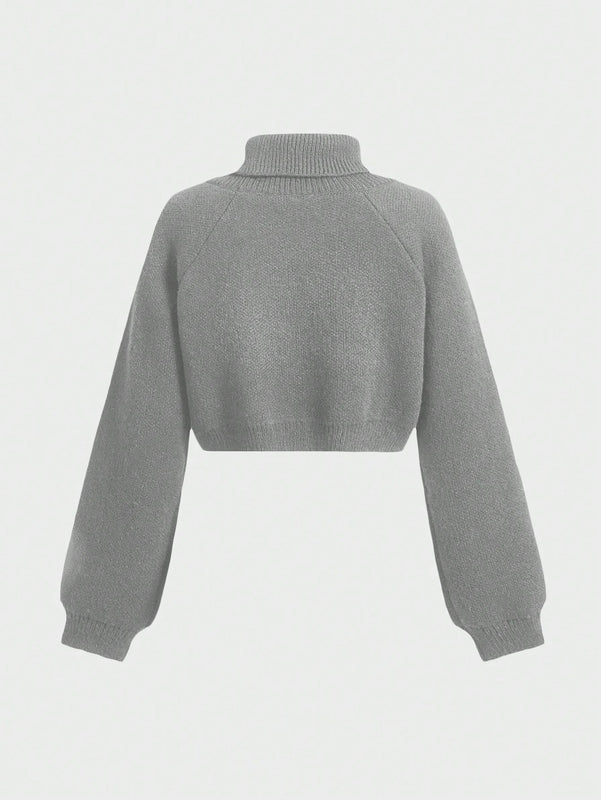 ROMWE Grunge Punk Sueter De Patron De Estrella De Cuello Alto