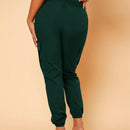 SXY Pantalones Utilitarios Rectos Sin Elasticidad