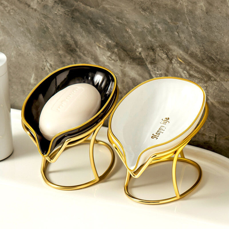 1 ud., Caja de Jabón para el Hogar con Drenaje, Estante de Almacenamiento Creativo sin Perforación, Jabonera, Accesorios de Baño