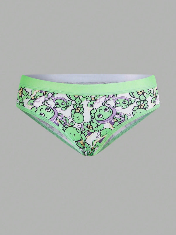 Tangas Triangulares Con Estampado De Dibujos Animados Para Mujer