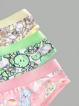 Tangas Triangulares Con Estampado De Dibujos Animados Para Mujer