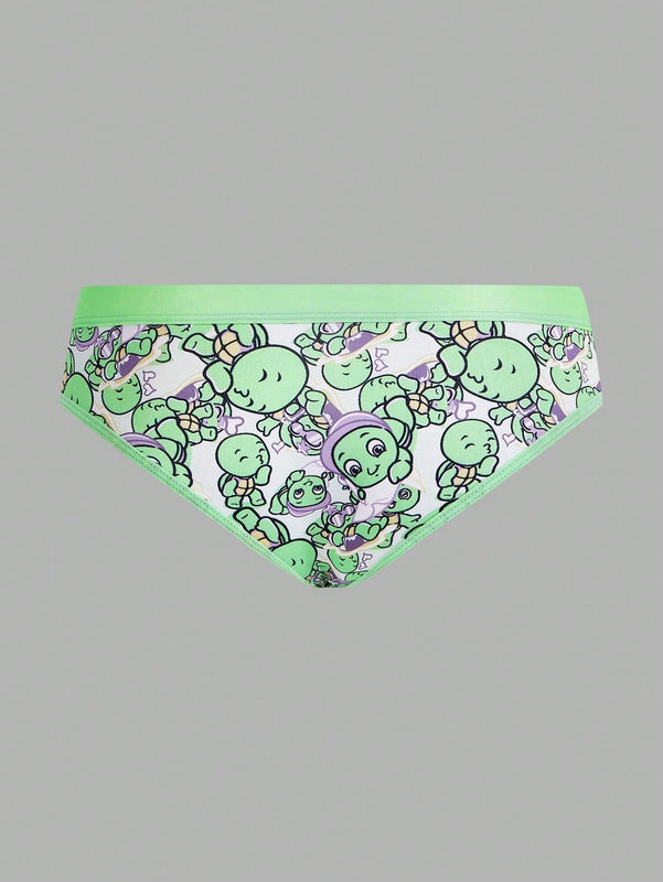 Tangas Triangulares Con Estampado De Dibujos Animados Para Mujer