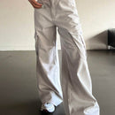 DAZY Jeans Cargo De Color Solido Para Mujer