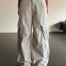 DAZY Jeans Cargo De Color Solido Para Mujer