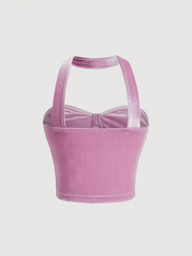 Jessie   Top de cuello halter para mujeres