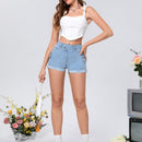 MOD Shorts Vaqueros Cargo De Corte Slim Para Mujer
