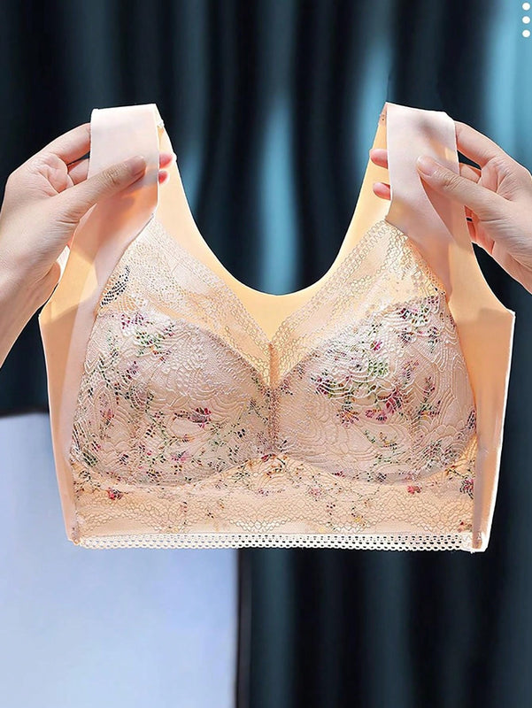 Sujetador Camisola Sin Espalda De Encaje Sin Costuras Para Mujer, Push Up, De Apoyo, Sujetador Deportivo, Lenceria Sexy