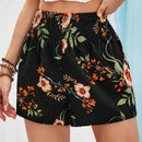 VCAY Pantalones Cortos De Vacaciones Con Estampado Floral Para Mujer
