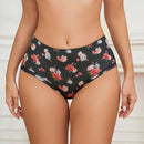 Fondo De Bikini De Triangulo Para Mujer Con Estampado Floral De San Valentin