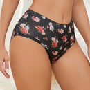 Fondo De Bikini De Triangulo Para Mujer Con Estampado Floral De San Valentin