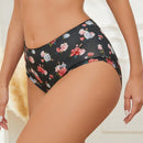 Fondo De Bikini De Triangulo Para Mujer Con Estampado Floral De San Valentin