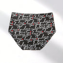 Ropa Interior Triangular Con Diseno De Corazones Y Letras De San Valentin