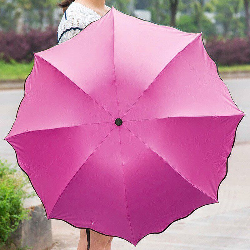 Sombrilla Mágica Cambia Color Agua Protección Filtro UV 034