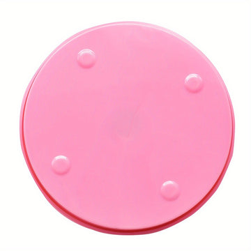 1 base giratoria para decorar galletas, 360° de rotación fácil, 13.97 cm, plástico resistente, herramienta práctica para repostería DIY, resultados profesionales, construcción robusta