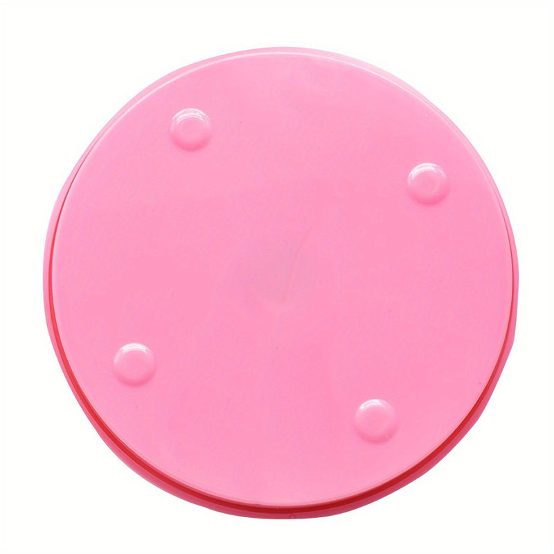 1 base giratoria para decorar galletas, 360° de rotación fácil, 13.97 cm, plástico resistente, herramienta práctica para repostería DIY, resultados profesionales, construcción robusta