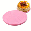 1 base giratoria para decorar galletas, 360° de rotación fácil, 13.97 cm, plástico resistente, herramienta práctica para repostería DIY, resultados profesionales, construcción robusta