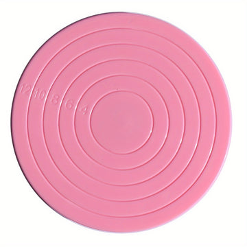 1 base giratoria para decorar galletas, 360° de rotación fácil, 13.97 cm, plástico resistente, herramienta práctica para repostería DIY, resultados profesionales, construcción robusta