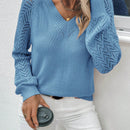 LUNE Sueter De Manga Larga Con Cuello Redondo Y Raglan Para Mujer