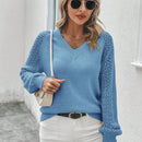 LUNE Sueter De Manga Larga Con Cuello Redondo Y Raglan Para Mujer