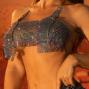 Lenceria Sexy De Cadena De Estras Con Tirante De Cuello