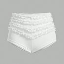 ICON Pantalones Cortos Ajustados Ultracortos Con Capas De Encaje