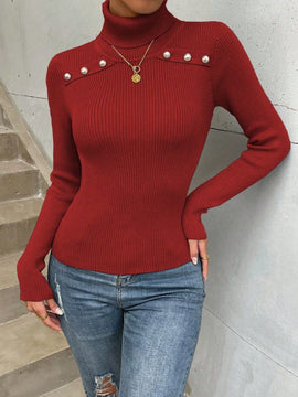 Essnce Sueter De Cuello Alto Y Manga Larga