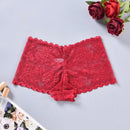 3 Piezas/set Bragas Sexys De Encaje Ahuecadas Para Mujeres