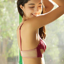 1 Pieza Sujetador Sexy Sin Costuras Y Sin Almohadilla Para Sostener Los Sensores Grandes Y Prevenir La Flacidez