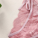 Conjunto De Tangas Triangulares De Encaje Para Mujer De 3 Piezas
