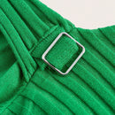 EZwear Sueter De Manga Larga Con Escote Asimetrico