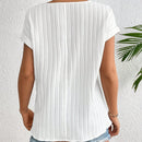 LUNE Camisa De Manga Murcielago Con Parche De Crochet