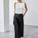 Prive Blusa Sin Mangas Con Nudo En El Hombro