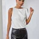 Prive Blusa Sin Mangas Con Nudo En El Hombro