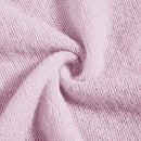 ROMWE Kawaii Sueter Vintage Con Cuello Escote Descubierto, Mangas Con Campana Y Dobladillo Desgastado