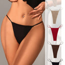 5 Piezas Tanga De Color Solido