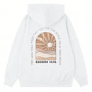 Nuevo sueter con capucha informal y suelto con estampado de sol para mujer, invierno 2024. nuestro sueter con capucha para mujer combina un diseno elegante con telas suaves para actualizar tu guardarropa.