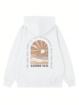 Nuevo sueter con capucha informal y suelto con estampado de sol para mujer, invierno 2024. nuestro sueter con capucha para mujer combina un diseno elegante con telas suaves para actualizar tu guardarropa.