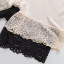 2 Piezas Pantalones Cortos De Seguridad De Encaje Para Mujer, Ropa Interior De Tres Cuartos