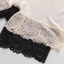 2 Piezas Pantalones Cortos De Seguridad De Encaje Para Mujer, Ropa Interior De Tres Cuartos