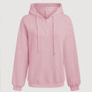 Lune sudadera con capucha texturizada para mujer