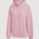 Lune sudadera con capucha texturizada para mujer