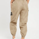 PETITE Pantalones De Carga Impresos Con Letras Para Mujer