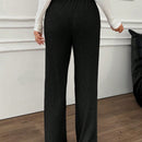 Pantalones acanalados de moda para mujer