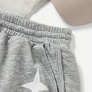 EZwear Shorts De Cintura Con Cordon Y Diseno Gris