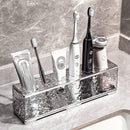 Soporte Elegante para Cepillos de Dientes Independiente - Organizador Elegante para Baño para Almacenamiento de Pasta de Dientes, Limpieza Facial y Maquinilla de Afeitar