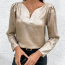 Prive Camisa Plisada Brillante